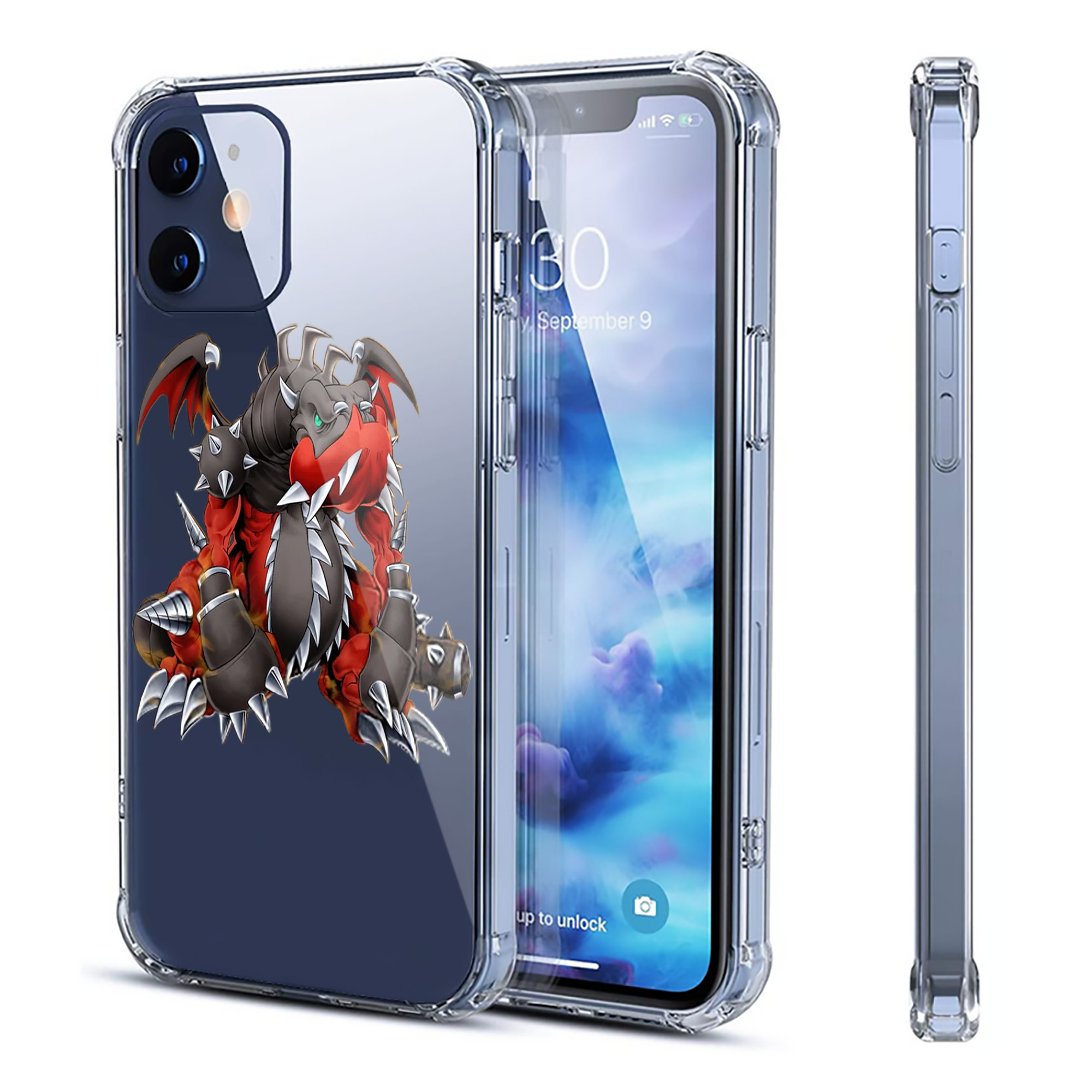 （画像用） 遊☆戯☆王 Yu-Gi-Oh! 【iPhone 12シリーズ対応】透明スマホケース（クリアソフトケース）